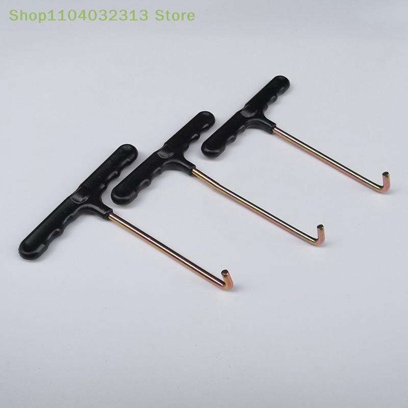 1Pc Trampoline Spring Pull Tool Trampoline T Hook Tool Tent Peg Puller Extractor Trampoline Hook Bungee Trampoline Assembly Tool