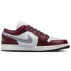 Jordan Air Jordan 1 Pulse Abrasion Resistant Low top Vintage Basketball Shoes Unisex White Red HF3148-102(Team1291-)