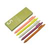 5PCS Retractable Gel Pen for Writing Journaling Quick Drying Gel Inks Pen 0.5MM Tip Black Inks Office School Supplies
