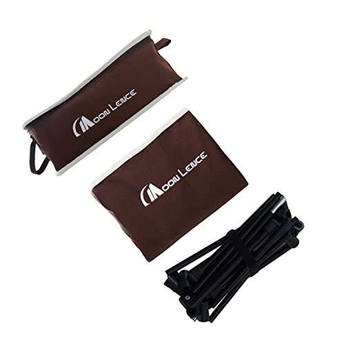 MOON LENCE Outdoor-Stuhl, niedriger Stuhl, 2-Wege, stabiler, Campingstuhl, Bodenstuhl, leicht, faltbar, kompakt, perfekt für Wandern, Angeln und