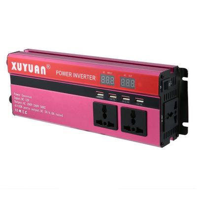 Car Power Inverter DC 12V to AC 220V-240V 500W Power Inverter Converter 2 USB Charging Pure Sine Wave