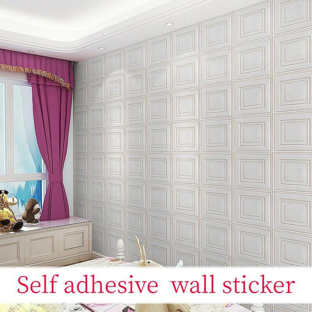 350*350mm*4mm 3D Wall Sticker 3D Effect Brick Wall