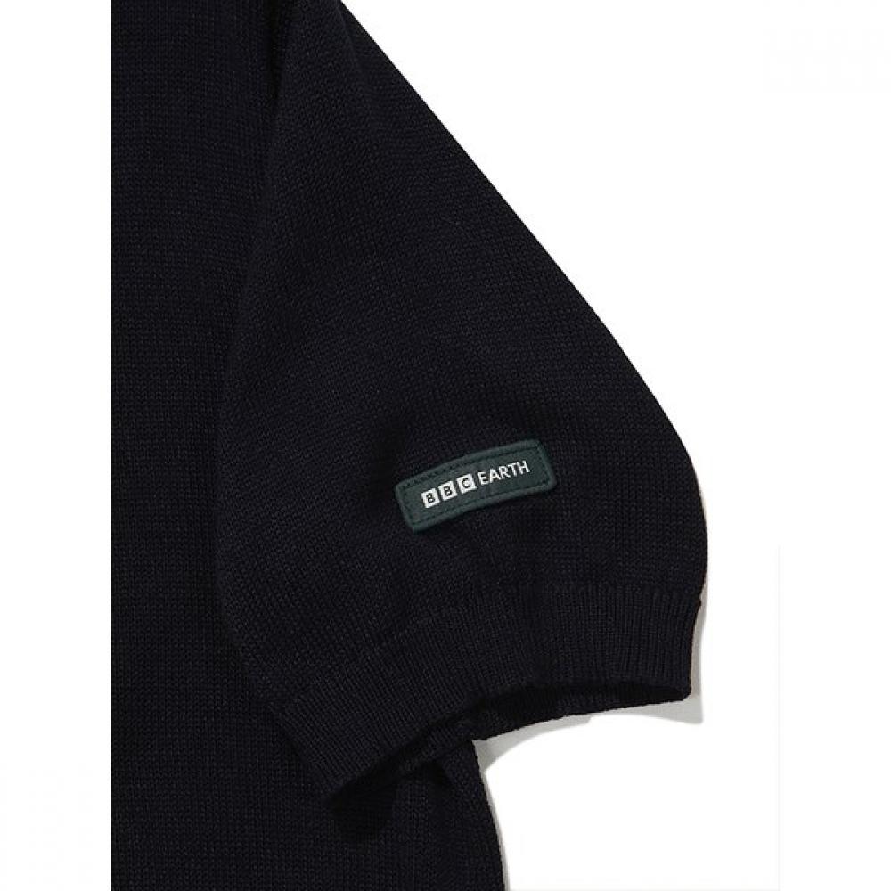 Bbc Earth Women Short Sleeve Sweater  Navy 