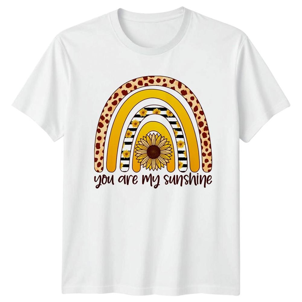 You Are My Sunshine Unisexs TShirt Sunflower Floral Mothers Day Gift For Her S