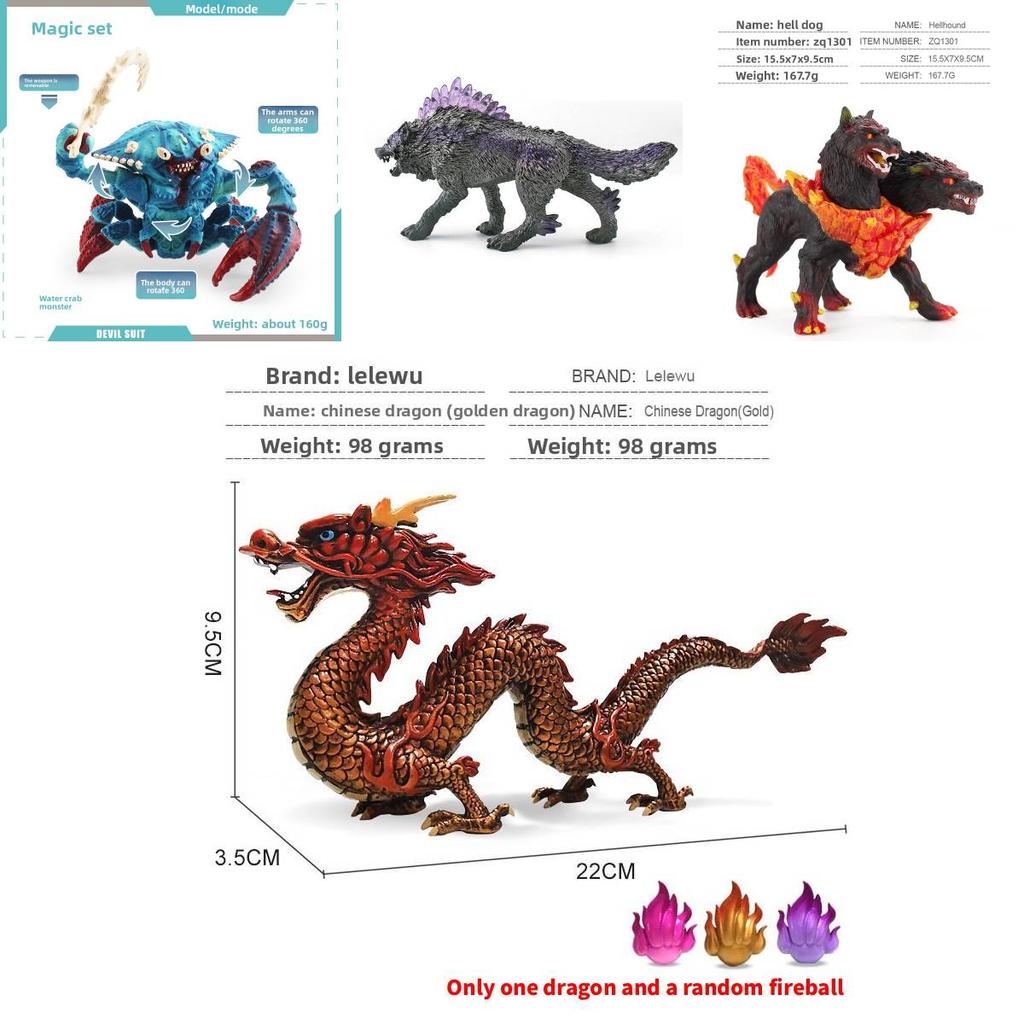 Fantasy Mythology Creatures Pvc Octopus Monster Shadow Wolf Model Collection With Detailed Static Figures For Home Decor