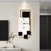 Luxury Living Room Wall Clock Restaurant Clock Mural Watch Room Decorations Corridor LED Mute Quartz Clock Home Decor Items