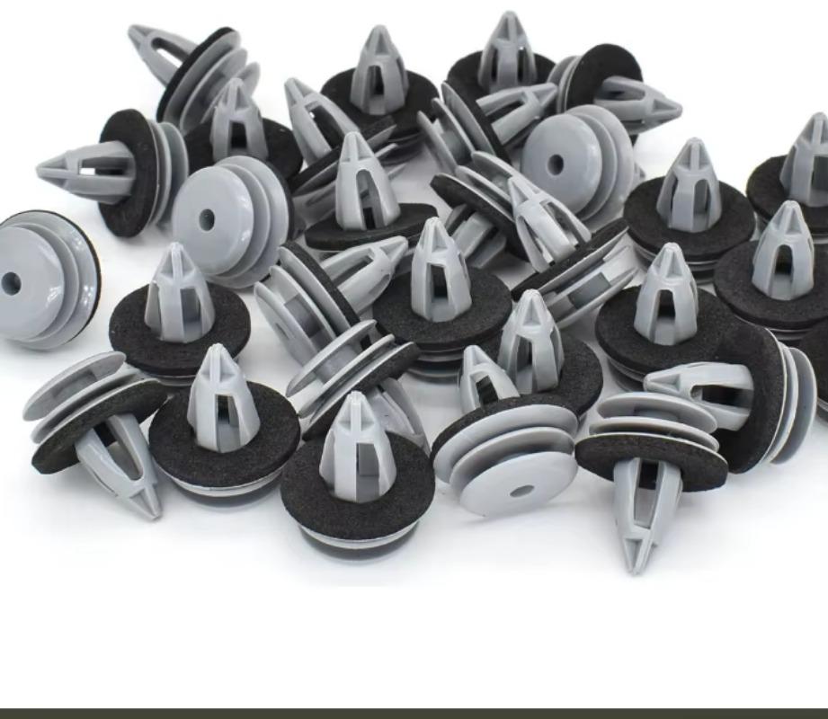 

100/50Pcs Universal Car Door Panel Clip Fasteners Durable Plastic Car Bumper Mudguard Rivets Clip Secure Fixing Car Accessories