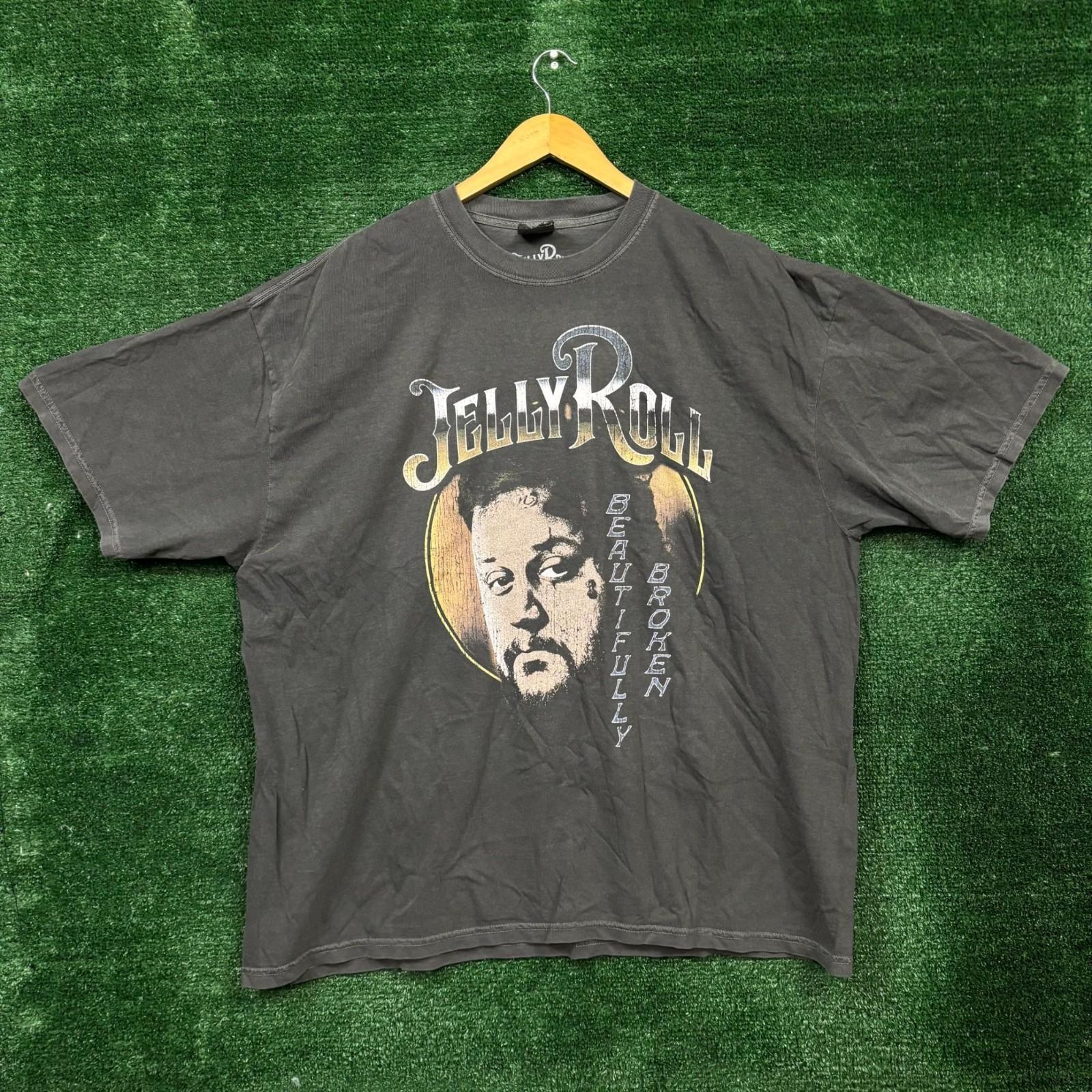 Jelly Roll Beautifully Broken Country T-Shirt Size 3XL 2XL