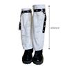 Women's Leg Warmers Punk Summer Hollow Out Calf Tube Sleeve Sling Leg Cover Slouch Socks Knee High Calf Socks Gothic