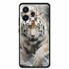 Case For Oppo Reno 15C 5G Colorful Flowers Black Soft Silicone TPU Phone Cases For Oppo Reno15 5G Shells Protection Bumper Funda