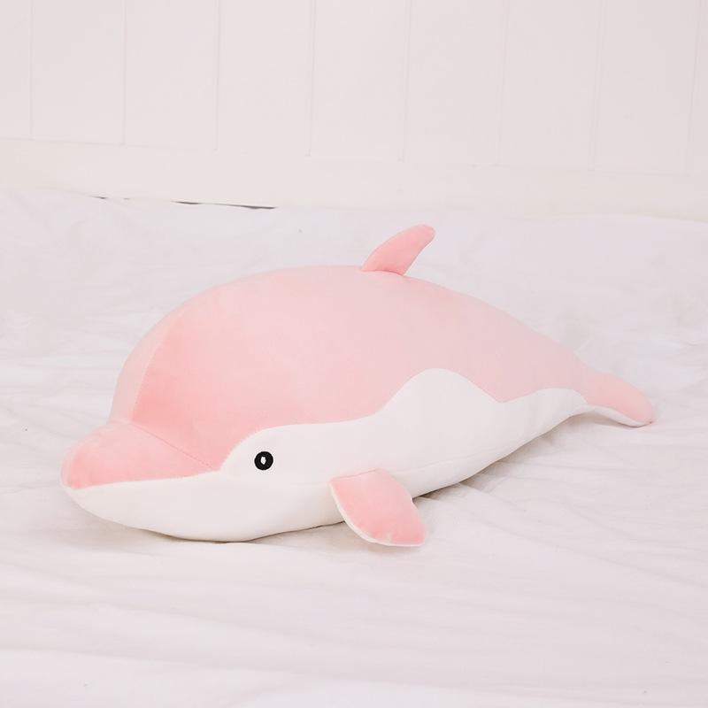 Cute Dolphin Plush Toy Large Doll Pillow Girls Gift Doll Aquarium Event Gift