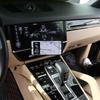 Für Porsche Cayenne 2018-2026 Aluminiumlegierung Schwarz Auto Lüftungsgitter Handyhalterung GPS-Navigationshalterung Autozubehör