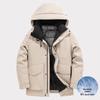 Men's Graphene Thickened Hooded Down Ski Jacket for Autumn & Winter - Warm, Casual & Outdoor Wear