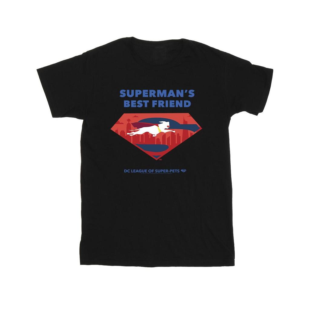 DC Comics Mens DC Comics DC League Of Super-Pets Superman´s Best Friend T-Shirt