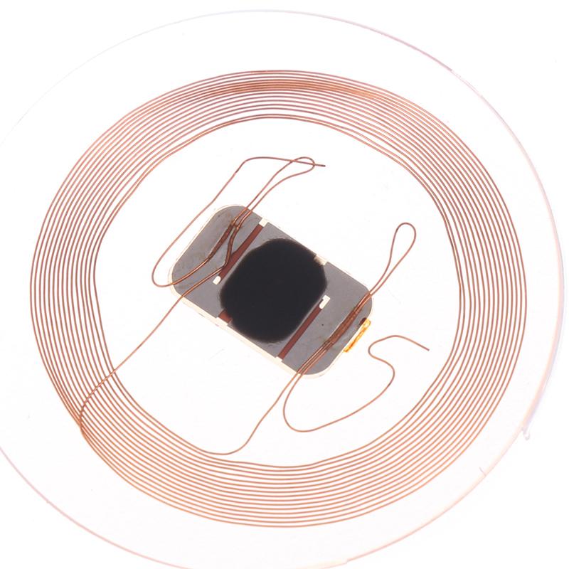 5/10 szt. Cuid NFC Tag 25 mm Przezroczysta karta moneta Etykieta NFC do breloków zbliżeniowych Tagi Kontrola dostępu Super Cienki NFC