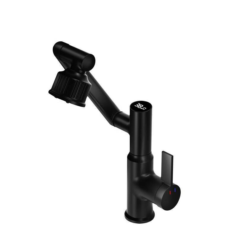 TLXT Smart Digital Display Wall-Mounted Bath Faucet