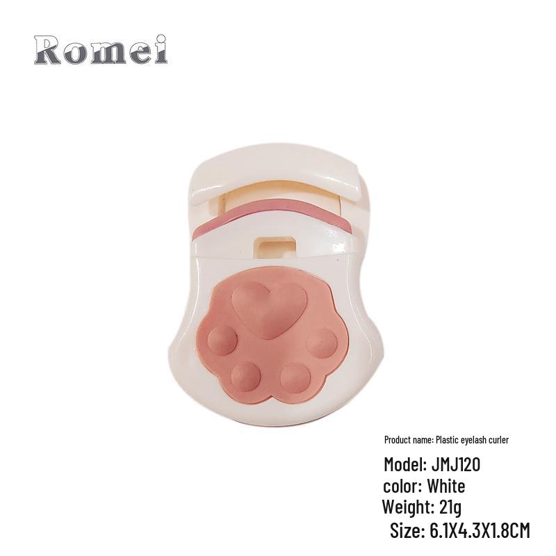 

Luomei Мини Портативный Зажим для Ресниц в Форме Кошачьей Лапки белый