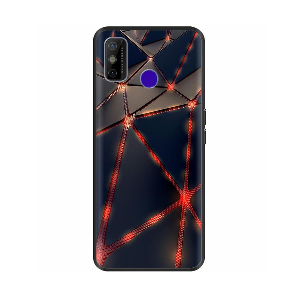Pentru Tecno Spark 6 Go Husă pentru telefon Husa din silicon moale de desene animate pentru Tecno Spark 6 Go Spark6 Go Negru Tpu Bara de protecție drăguță de desene animate