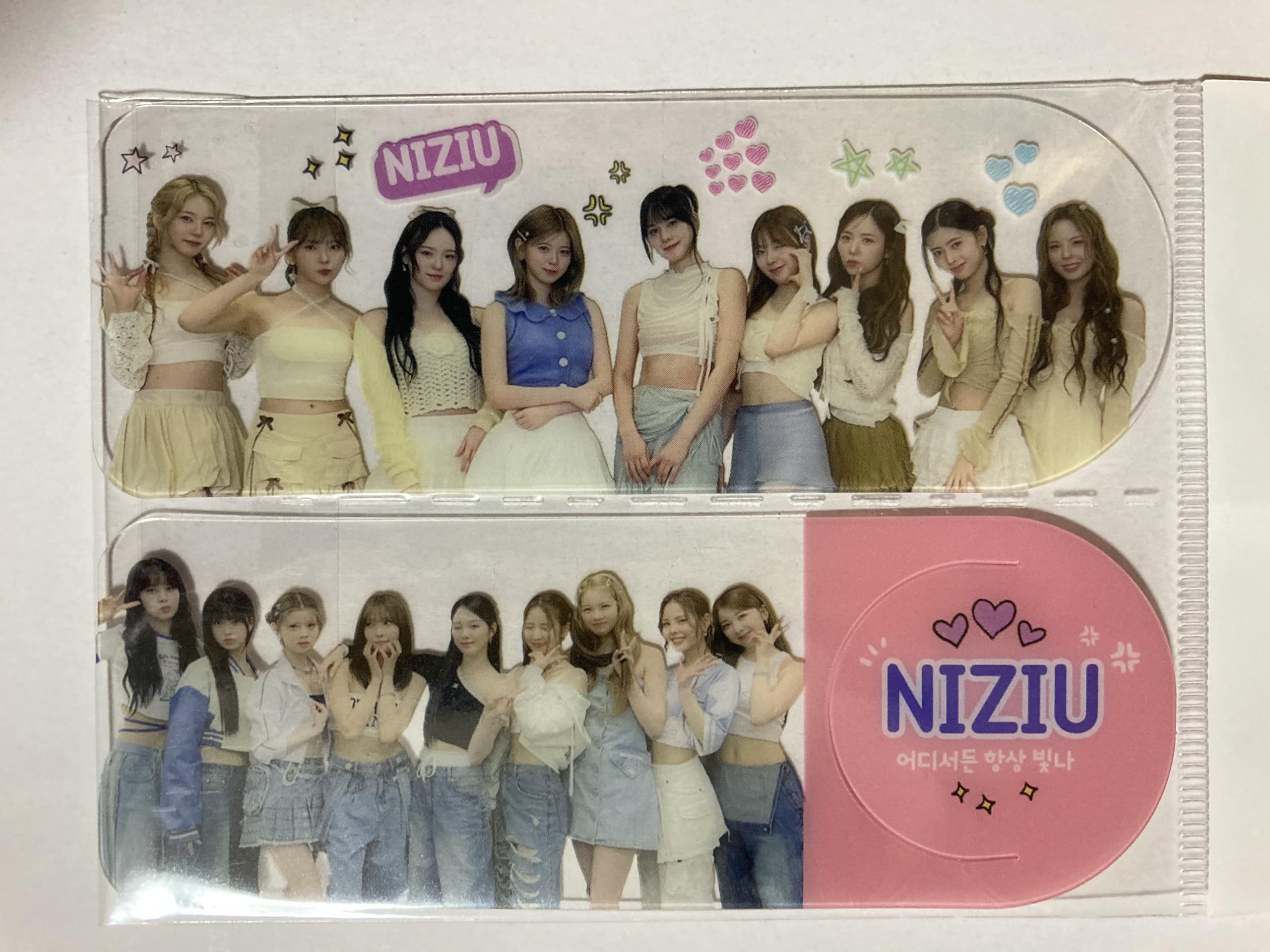 

NiziU Goods Фотозакладка Набор из 2 закладок KPOP Фотокарточка Фотоколлекционная карточка Poka (НизиУ) [Элемент]