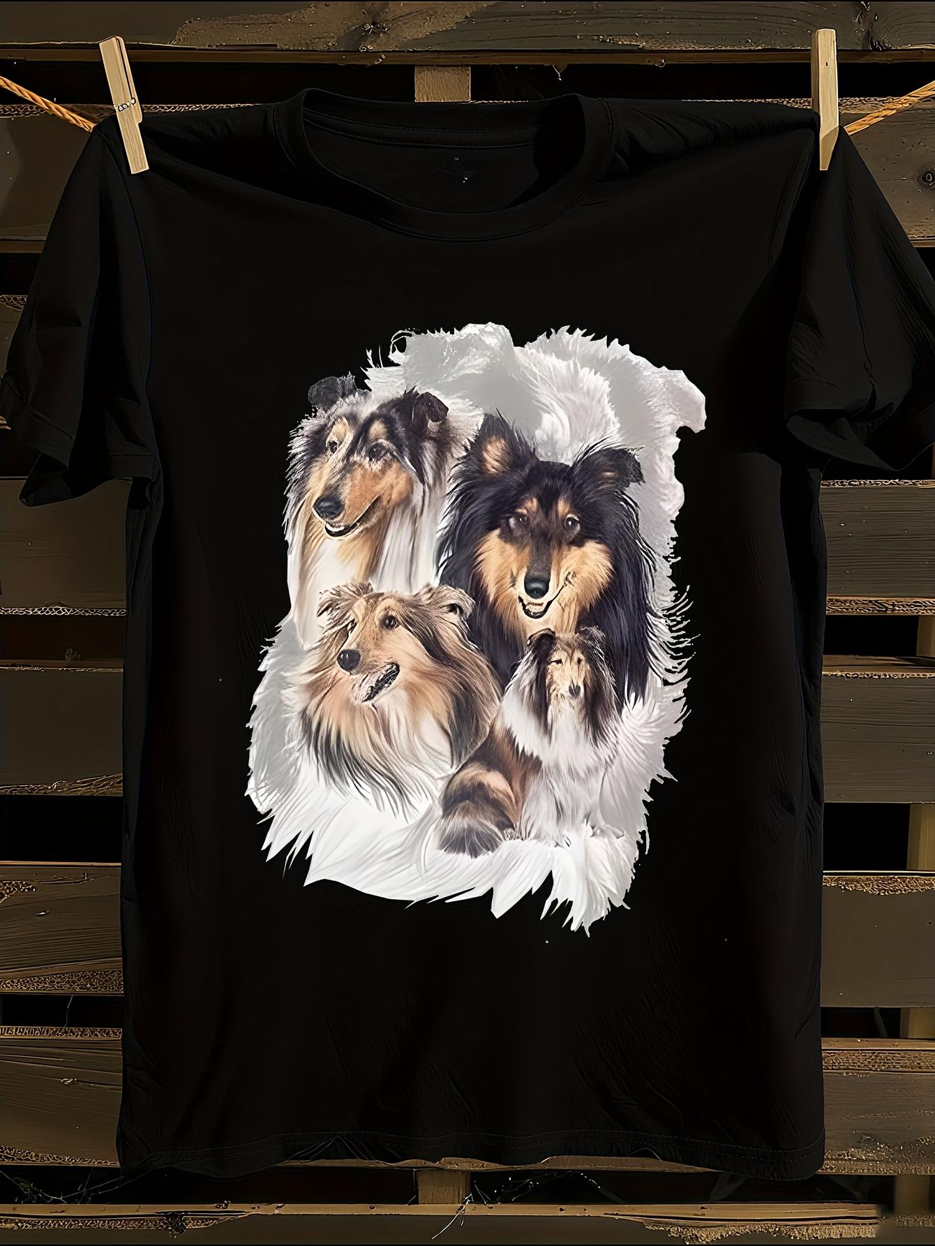 s Shetland Sheepdog Collie Sheltie Print Tshirt XXXL