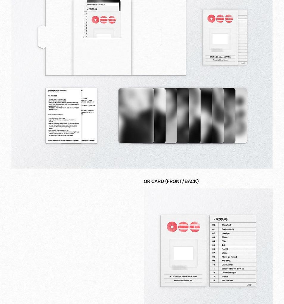 [POB] BTS [ARIRANG] 5th Full Album - WEVERSE ALBUMS Ver.