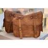 Motorcycle Leather Side Pouch Panniers Saddle Handmade Genuine Bags Saddlebag