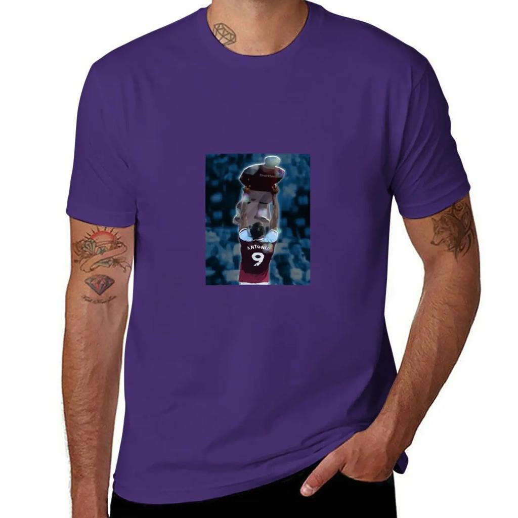 Michail Antonio cardboard cutout celebration T-Shirt aesthetic clothes graphics tops korean fashion oversized t shirts for men