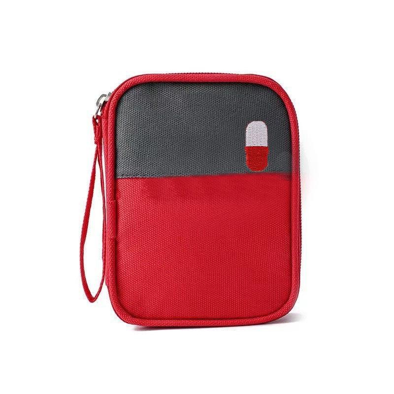 Portable Travel Medicine Storage & First Aid Kit Bag