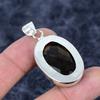 Smoky Topaz Gemstone Handmade 925 Sterling Silver Jewelry Pendant 1.85" M-3255