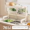 Foldable Over-Sink Kitchen Dish Drying Rack