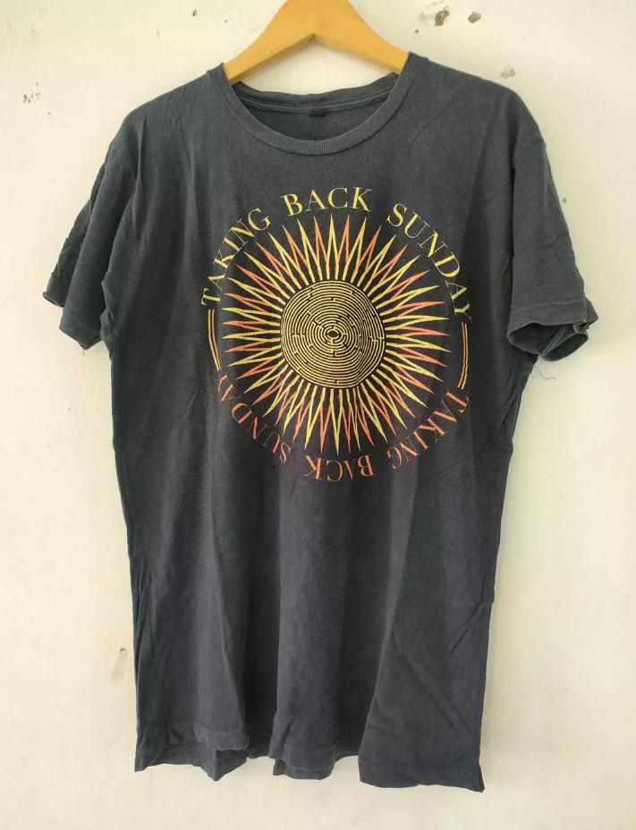 TAKING BACK SUNDAY Concert For Men Women Cotton T-Shirt XL