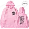 Fashionable Floral Rib Cage Print Daily Women Hoodies Loose Classic Style Long Sleeve Streetwear Skeleton Black Sweatshirts Tops