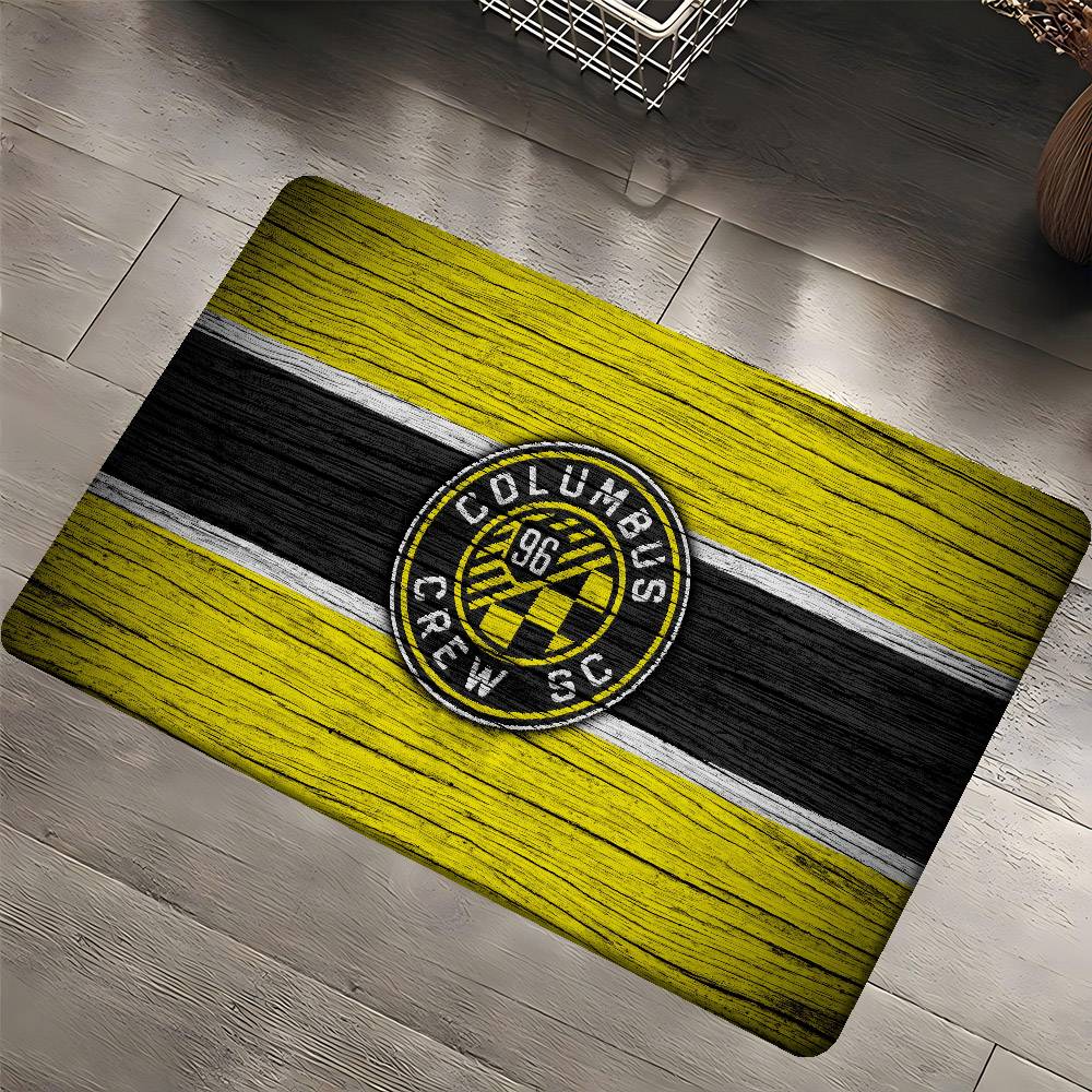 

C-Columbus Crew SC Bathroom Mat Anti-slip Absorb Water Long Strip Cushion Bedroon Mat Welcome Doormat 40x60 cm
