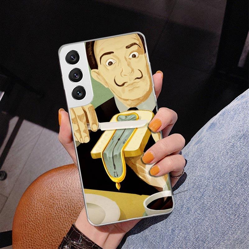 Salvador Dali Art Phnoe Case for Samsung Galaxy S26 S25 Edge S23 S24 Ultra S22 Plus S21 S20 FE Unique Cover Soft Coque Galaxy S2