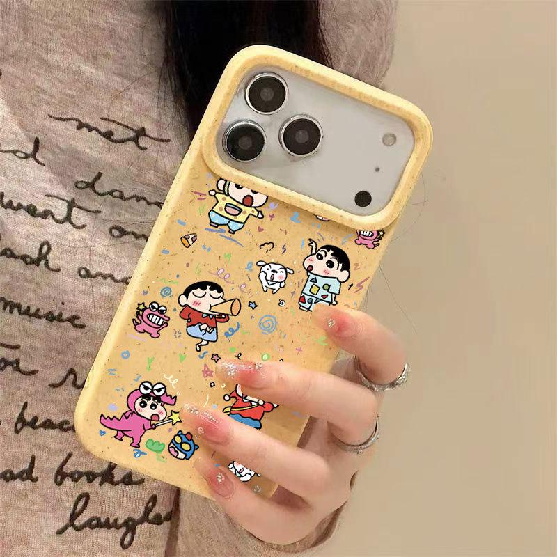 Mischievous Shin-chan Apple Case for iPhone 17/14 Pro Max/15/13: Cute Japan & Korea Cartoon Design