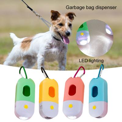 Distributeur de sacs poubelles rechargeables, petit modèle de patte de chat, Distribution LED, 1800mAh, support de sac à déchets pour chiens et animaux de compagnie, fournitures de sortie pour animaux de compagnie