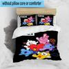 3PCS K-pop Cartoon Friends 3pcs Bedding,Including 3PCS Duvet Cover And 2pcs Pillowcases Perfect for Christmas,Ideal for Bedroom, Dormitory