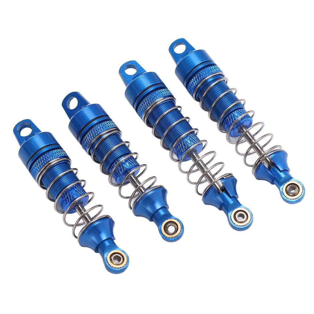 4pcs Shock Absorber Aluminum Alloy RC Spring Damper Set for Losi Mini T 2.0 2WD 1 18 TruckBlue