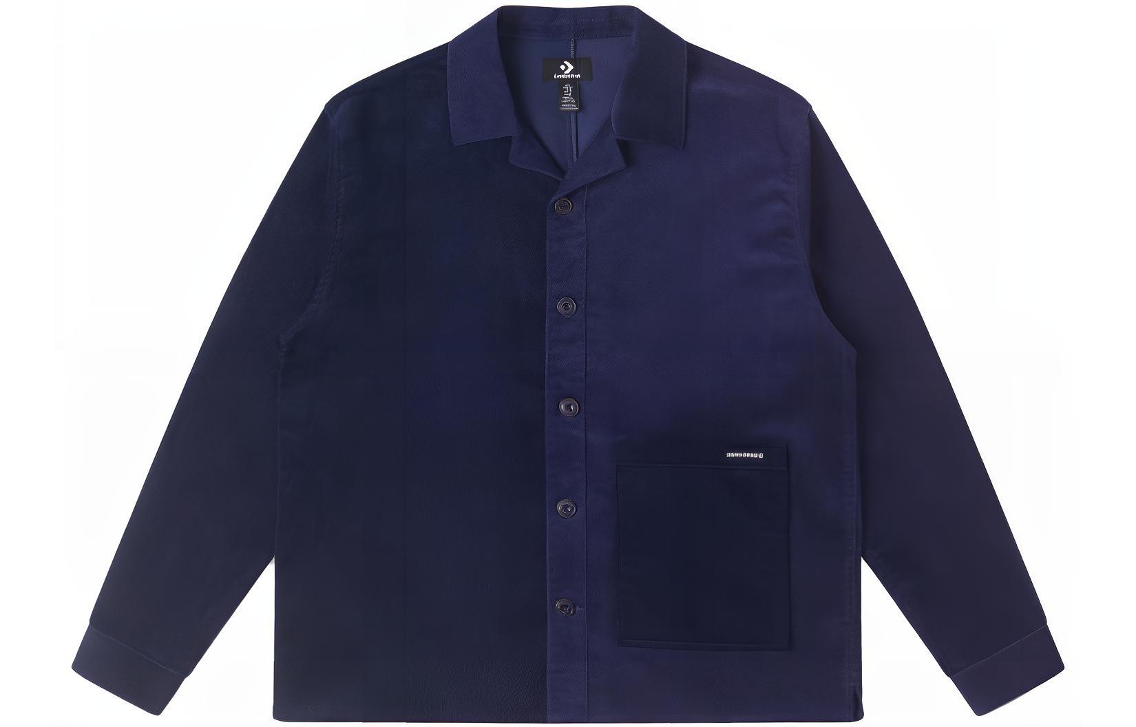 Converse Shirts Men s Obsidian Lapel Moderate Other 10025285-A01 100