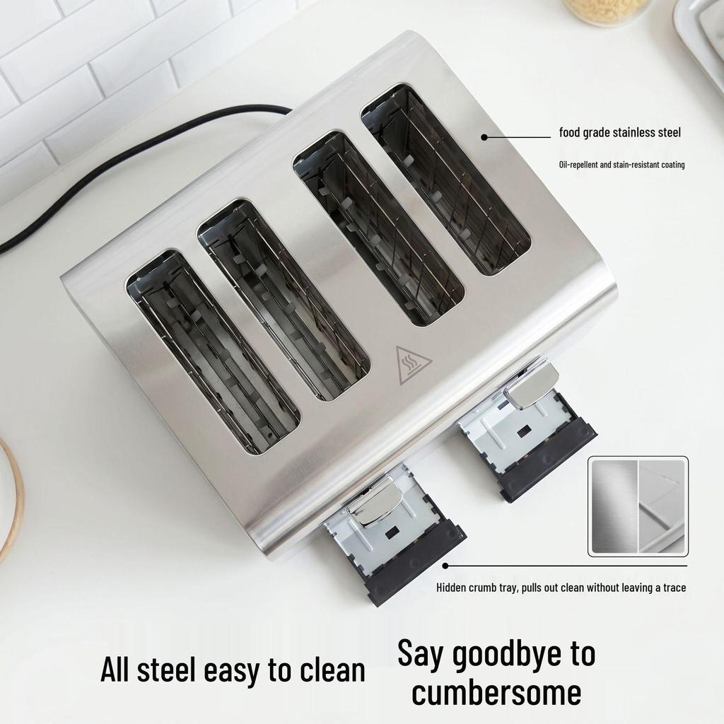Fully Automatic 4-6 Slice Commercial Toaster Oven