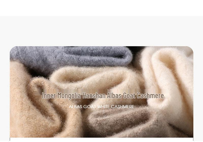 Women's Cashmere Ribbed Turtleneck Sweater - Pure, Warm, Versatile, Solid Color for Autumn/Winter