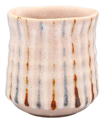 Mino Ware Teacup by Mitsuo 190ml Approximately 7cm Diameter X 8cm Akane Shino Tokusa Made In Kato, Small, Capacity, Height, Pattern, Japan, 553-0002