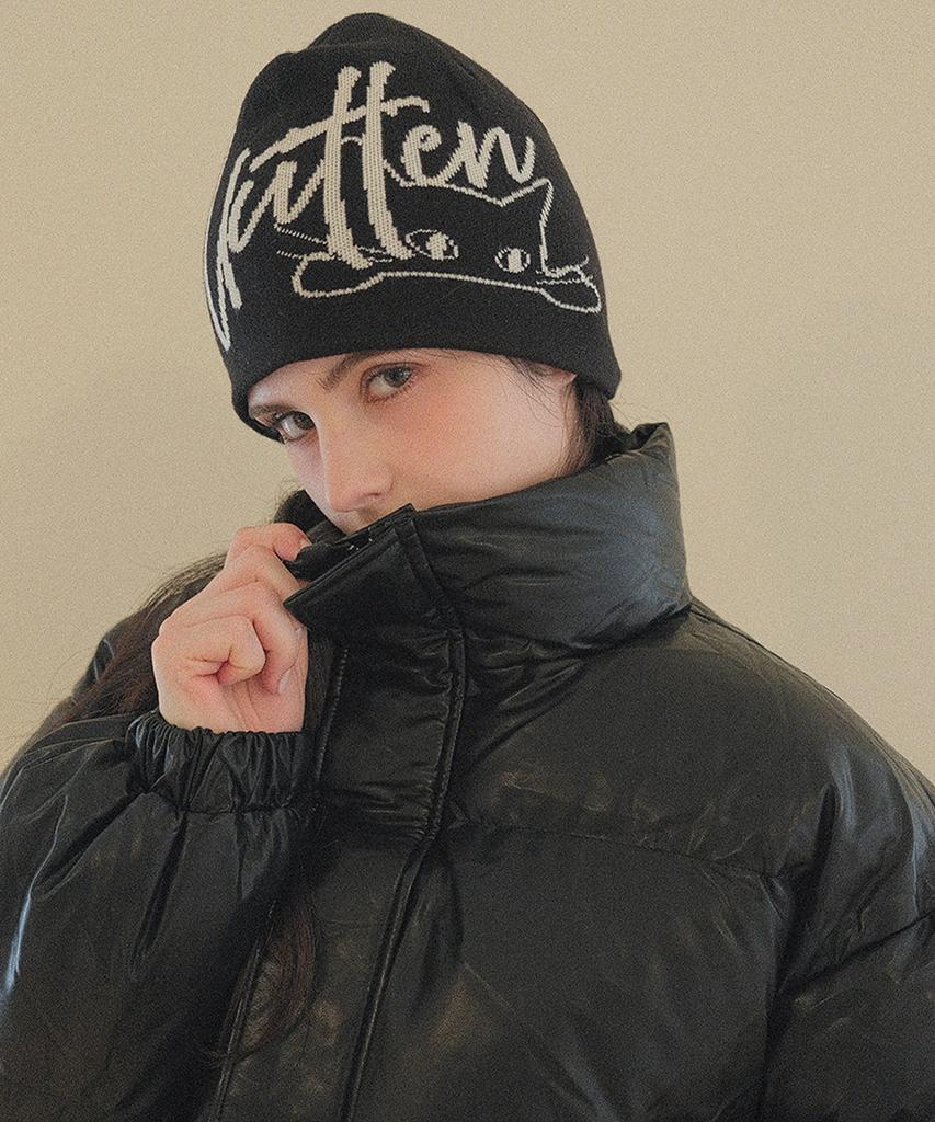 KOOLKITTEN Peeking Kitten Knit Beanie