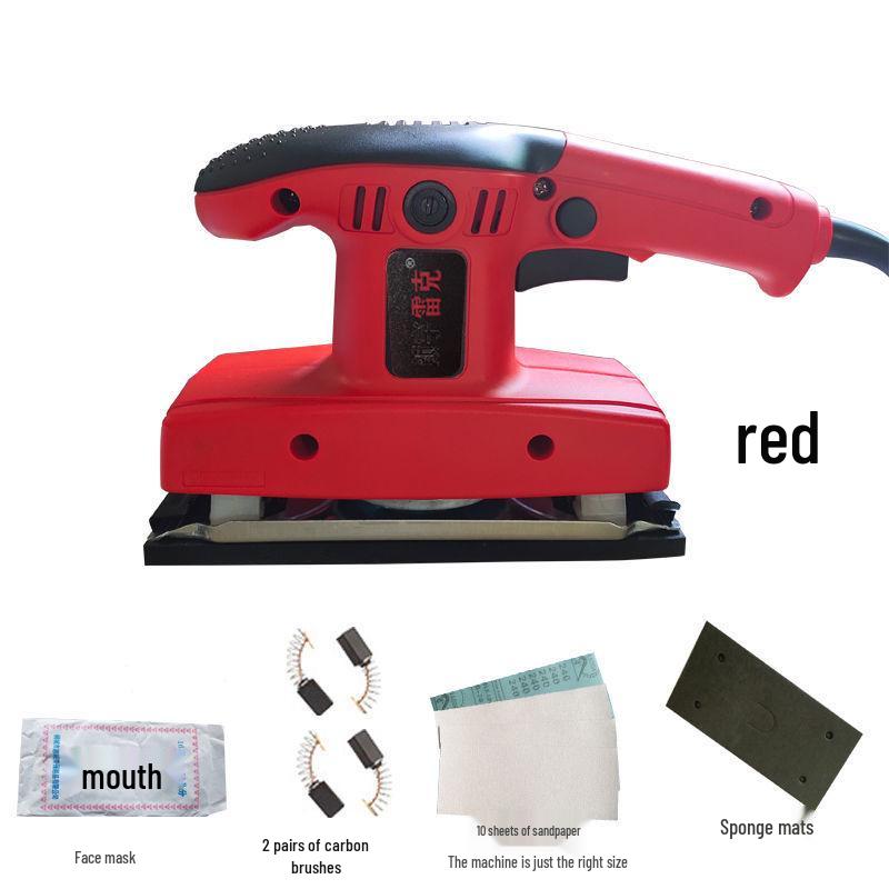 Electric Woodworking Flat Sander for Wall Putty, Rust Removal & Polishing