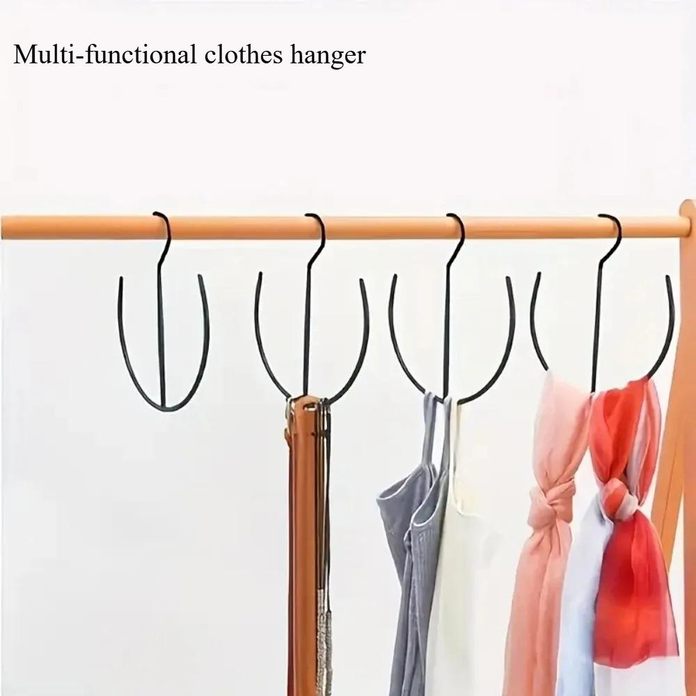 Belt Hanger U Shaped Multi Purpose Organizer No Installation Needed for Shoes Scarves Ties Hats Underwear Space Saving Storage