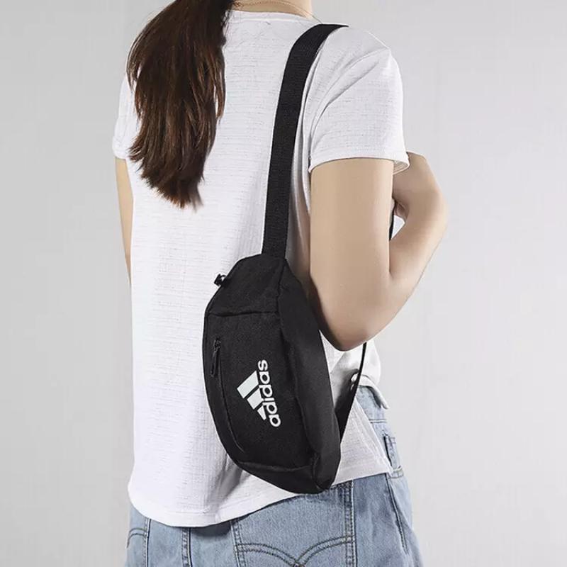adidas Polyester, Textile Fanny Pack Regular Unisex Black Adidas ED6876
