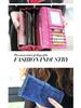 2025 Korean Style Retro Long Zipper Wallet - Women's Frosted Purse & Phone Holder