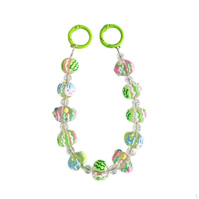 Beaded Keychain Hanger Wristlet Backpack Decoration for Tote Bag Wallet Gift
