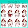 Hand Blood Halloween Pattern Cake Border Accessories Set Party Decor Venue