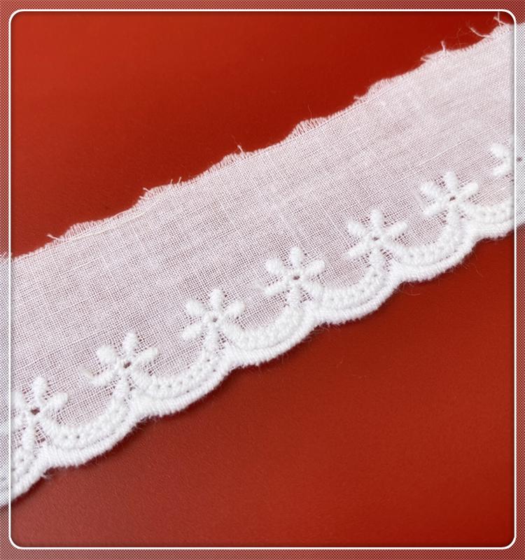 Cotton Lace Trim for DIY Crafts and Home Decor